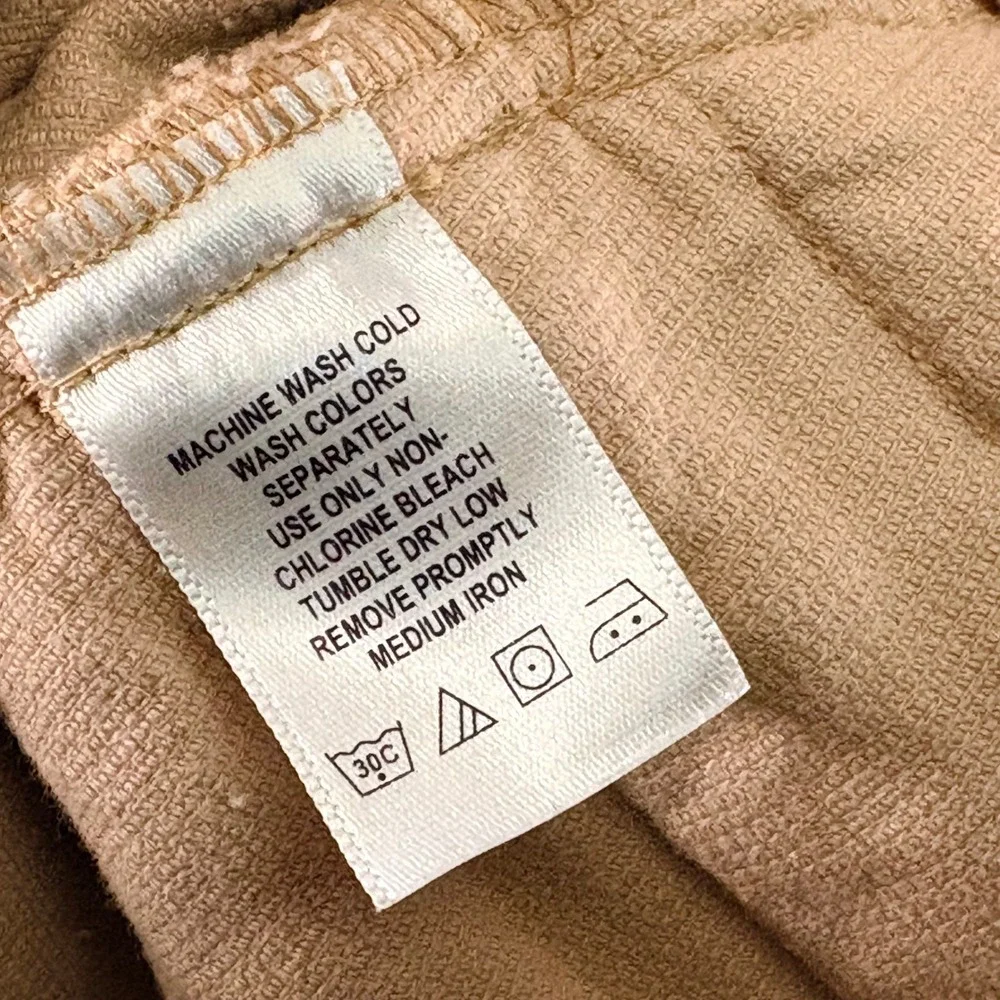 Denim 24/7 Womens Tan Corduroy Maxi Skirt Plus Size 22W Cargo Pockets Stretch